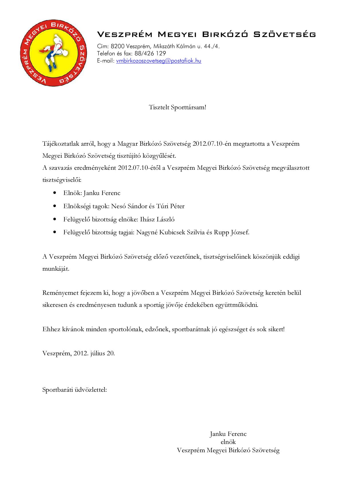 vmbsz tjkoztat levl elnkvlaszts